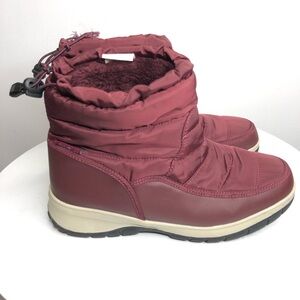 Eddie Bauer Luna Peak plum waterproof Boots SZ9. R2